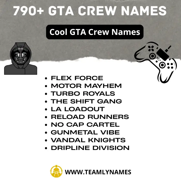 Cool GTA Names