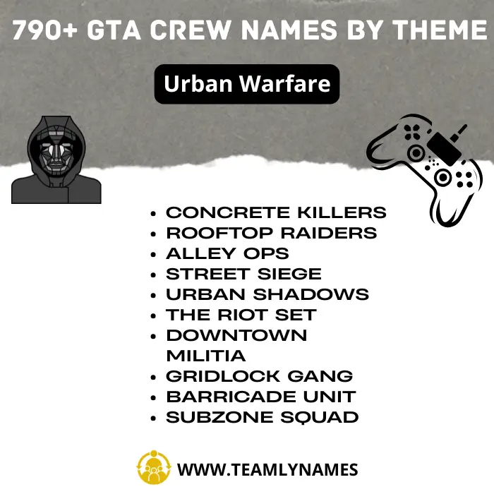 Urban Warfare gta name