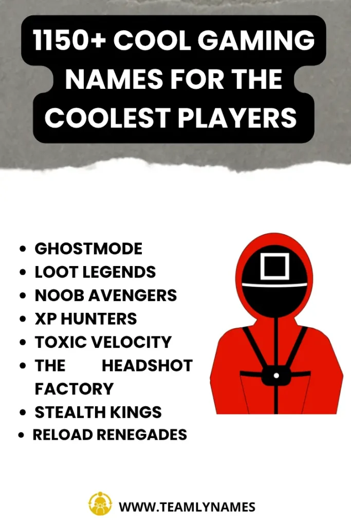 Cool Gaming Names for the Coolest Players 